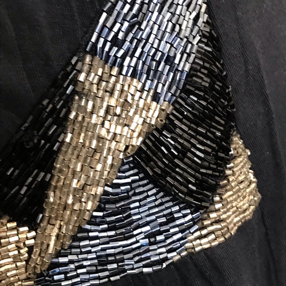 Saks Fifth Avenue beaded top size S - Picture 4 of 5